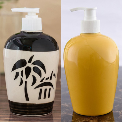 

Sforzi Ceramic soap dispenser combo 450 ml Lotion, Shampoo, Soap Dispenser(Multicolor)