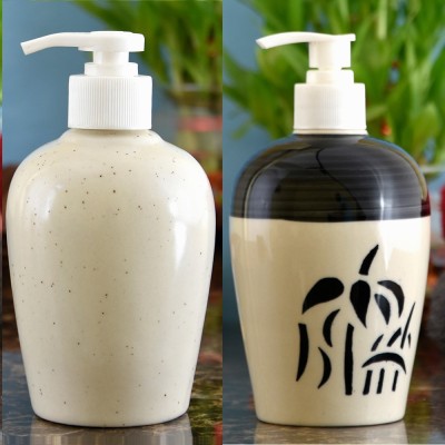 

Sforzi Ceramic soap dispenser combo 700 ml Lotion, Shampoo, Soap Dispenser(Multicolor)