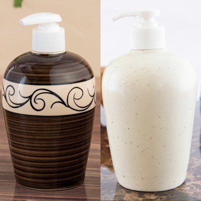 

Sforzi Ceramic soap dispenser combo 450 ml Lotion, Shampoo, Soap Dispenser(Multicolor)