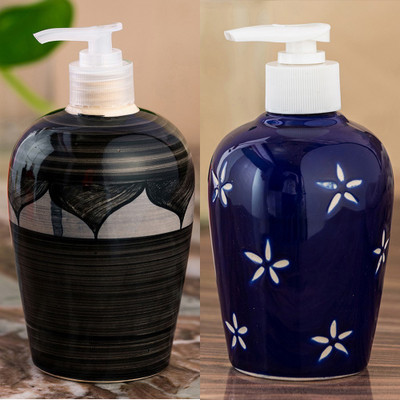

Sforzi Ceramic soap dispenser combo 700 ml Lotion, Shampoo, Soap Dispenser(Multicolor)