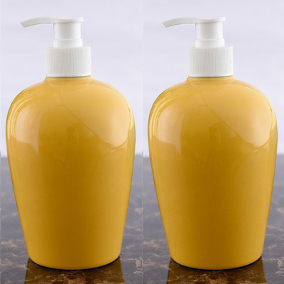 

Sforzi Ceramic soap dispenser combo 450 ml Lotion, Shampoo, Soap Dispenser(Multicolor)