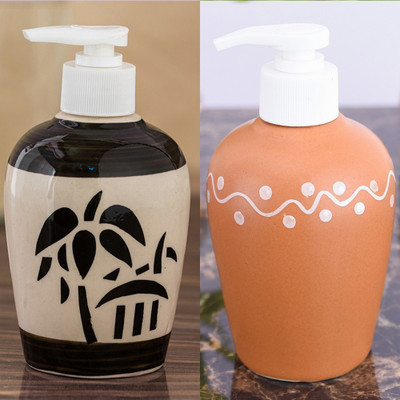 

Sforzi Ceramic soap dispenser combo 250 ml Lotion, Shampoo, Soap Dispenser(Multicolor)