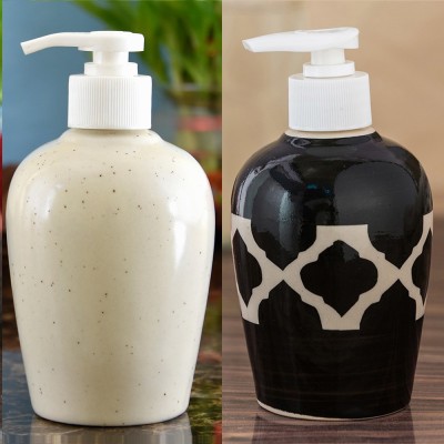 

Sforzi Ceramic soap dispenser combo 250 ml Lotion, Shampoo, Soap Dispenser(Multicolor)