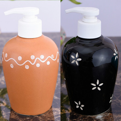 

Sforzi Ceramic soap dispenser combo 250 ml Lotion, Shampoo, Soap Dispenser(Multicolor)