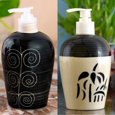 

Sforzi Ceramic soap dispenser combo 450 ml Lotion, Shampoo, Soap Dispenser(Multicolor)