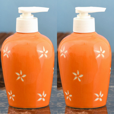 

Sforzi Ceramic soap dispenser combo 250 ml Lotion, Shampoo, Soap Dispenser(Multicolor)