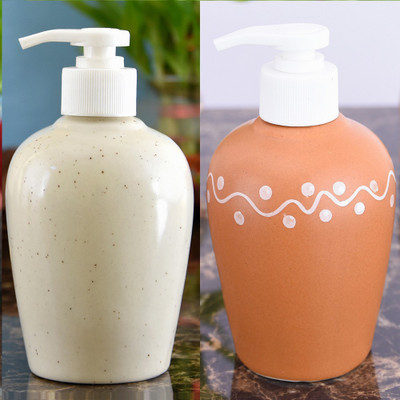 

Sforzi Ceramic soap dispenser combo 250 ml Lotion, Shampoo, Soap Dispenser(Multicolor)