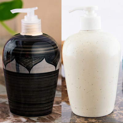 

Sforzi Ceramic soap dispenser combo 450 ml Lotion, Shampoo, Soap Dispenser(Multicolor)