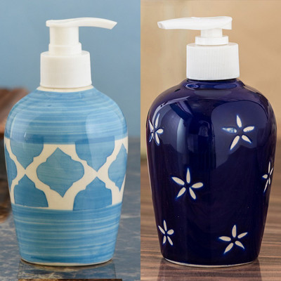 

Sforzi Ceramic soap dispenser combo 250 ml Lotion, Shampoo, Soap Dispenser(Multicolor)
