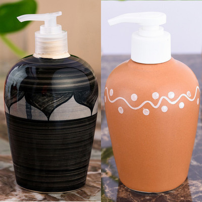 

Sforzi Ceramic soap dispenser combo 700 ml Lotion, Shampoo, Soap Dispenser(Multicolor)
