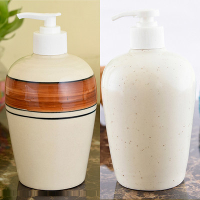 

Sforzi Ceramic soap dispenser combo 450 ml Lotion, Shampoo, Soap Dispenser(Multicolor)