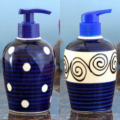 

Sforzi Ceramic soap dispenser combo 250 ml Lotion, Shampoo, Soap Dispenser(Multicolor)