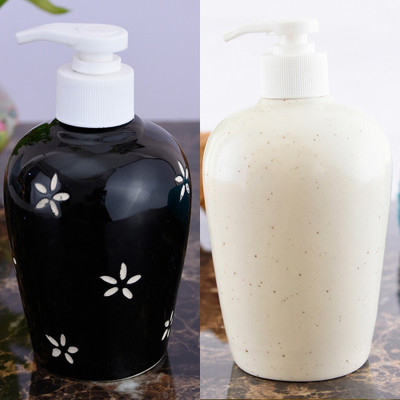

Sforzi Ceramic soap dispenser combo 700 ml Lotion, Shampoo, Soap Dispenser(Multicolor)