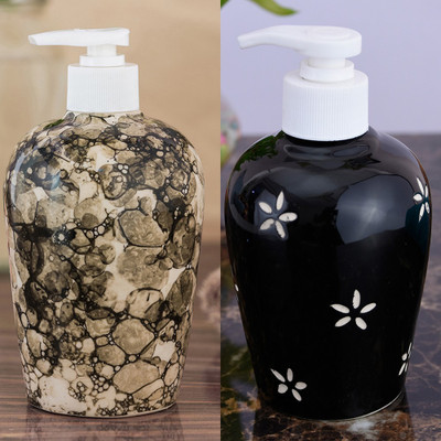 

Sforzi Ceramic soap dispenser combo 700 ml Lotion, Shampoo, Soap Dispenser(Multicolor)
