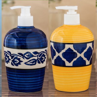 

Sforzi Ceramic soap dispenser combo 450 ml Lotion, Shampoo, Soap Dispenser(Multicolor)