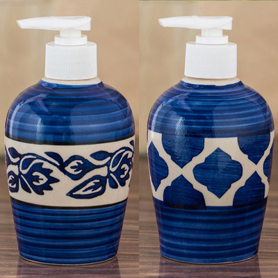 

Sforzi Ceramic soap dispenser combo 250 ml Lotion, Shampoo, Soap Dispenser(Multicolor)