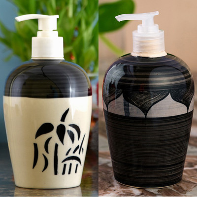

Sforzi Ceramic soap dispenser combo 450 ml Lotion, Shampoo, Soap Dispenser(Multicolor)