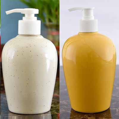 

Sforzi Ceramic soap dispenser combo 700 ml Lotion, Shampoo, Soap Dispenser(Multicolor)