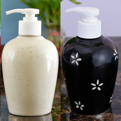 

Sforzi Ceramic soap dispenser combo 250 ml Lotion, Shampoo, Soap Dispenser(Multicolor)