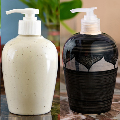 

Sforzi Ceramic soap dispenser combo 700 ml Lotion, Shampoo, Soap Dispenser(Multicolor)