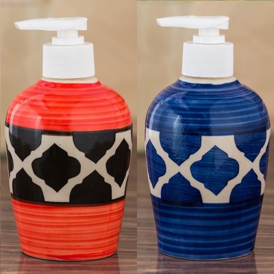 

Sforzi Ceramic soap dispenser combo 250 ml Lotion, Shampoo, Soap Dispenser(Multicolor)