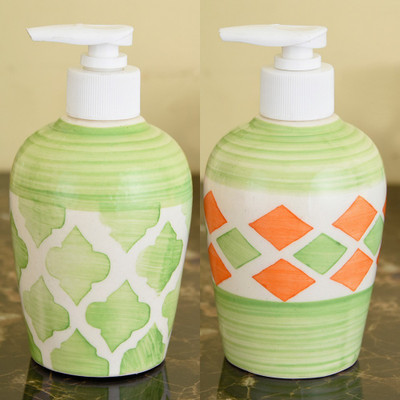 

Sforzi Ceramic soap dispenser combo 250 ml Lotion, Shampoo, Soap Dispenser(Multicolor)