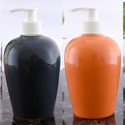 

Sforzi Ceramic soap dispenser combo 450 ml Lotion, Shampoo, Soap Dispenser(Multicolor)