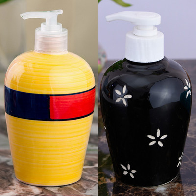 

Sforzi Ceramic soap dispenser combo 700 ml Lotion, Shampoo, Soap Dispenser(Multicolor)