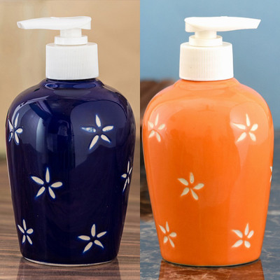 

Sforzi Ceramic soap dispenser combo 250 ml Lotion, Shampoo, Soap Dispenser(Multicolor)