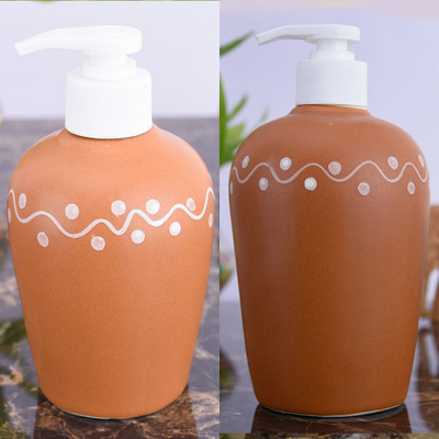 

Sforzi Ceramic soap dispenser combo 700 ml Lotion, Shampoo, Soap Dispenser(Multicolor)