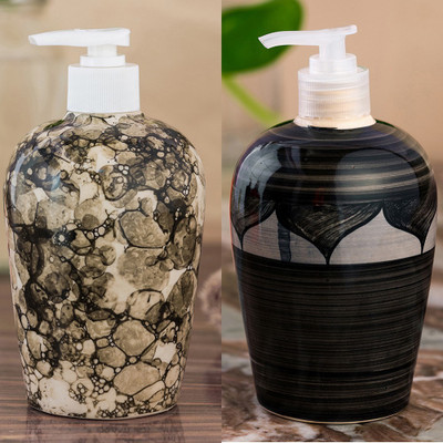 

Sforzi Ceramic soap dispenser combo 450 ml Lotion, Shampoo, Soap Dispenser(Multicolor)