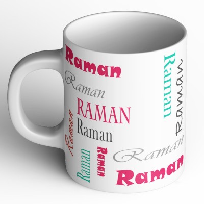 Abaronee Raman b004 in name 001 Ceramic Coffee Mug(350 ml)