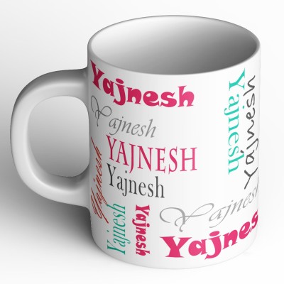 Abaronee Yajnesh b004 in name 001 Ceramic Coffee Mug(350 ml)