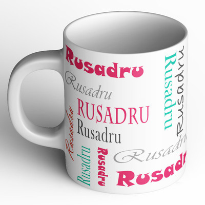 Abaronee Rusadru b004 in name 001 Ceramic Coffee Mug(350 ml)