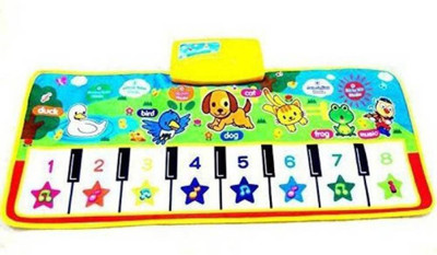 

Prince Toys New Touch Play Keyboard Musical Music Singing Gym Carpet Mat Best Kids Baby Gift(Multicolor)