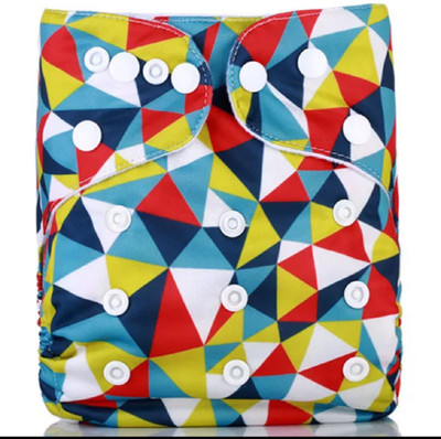 

SW Baby Reusable Adjustable Washable Cloth Diaper (3 - 36 Months) (Upto 15 Kgs) - Multicolor