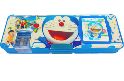 

Goyal Doraemon Doraemon Art Plastic Pencil Box(Set of 1, Blue)
