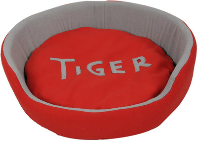

Aayra pet house TIGER-01 XL Pet Bed(RED, GREY)