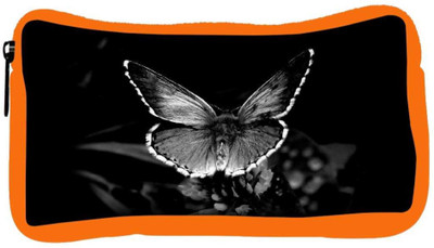 

Snoogg Eco Friendly Canvas Black And White Nature Designer Student Pen Pencil Case Coin Purse Pouch Cosmetic Makeup Bag (ORANGE) Pouch(Multicolor)