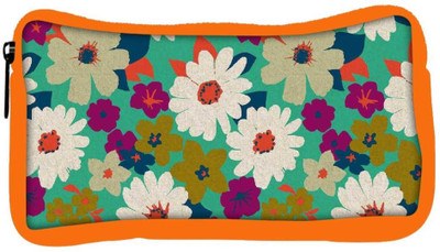 

Snoogg Eco Friendly Canvas Vintage Flowers Student Pen Pencil Case Coin Purse Pouch Cosmetic Makeup Bag (ORANGE) Pouch(Multicolor)