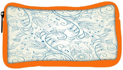 

Snoogg Eco Friendly Canvas Floral Hand Drawn Background Student Pen Pencil Case Coin Purse Pouch Cosmetic Makeup Bag (ORANGE) Pouch(Multicolor)