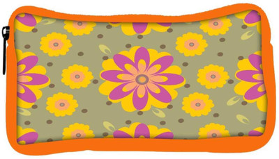 

Snoogg Eco Friendly Canvas Pink Floral Designer Student Pen Pencil Case Coin Purse Pouch Cosmetic Makeup Bag (ORANGE) Pouch(Multicolor)