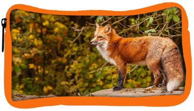 

Snoogg Eco Friendly Canvas Fox Designer Student Pen Pencil Case Coin Purse Pouch Cosmetic Makeup Bag (ORANGE) Pouch(Multicolor)