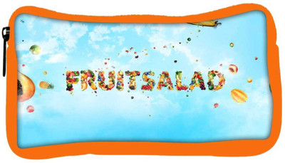 

Snoogg Eco Friendly Canvas Fruitsalad Designer Student Pen Pencil Case Coin Purse Pouch Cosmetic Makeup Bag (ORANGE) Pouch(Multicolor)