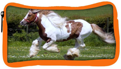

Snoogg Eco Friendly Canvas Hairy Horses Designer Student Pen Pencil Case Coin Purse Pouch Cosmetic Makeup Bag (ORANGE) Pouch(Multicolor)