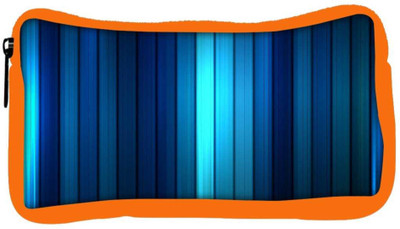 

Snoogg Eco Friendly Canvas Blue Strips Designer Student Pen Pencil Case Coin Purse Pouch Cosmetic Makeup Bag (ORANGE) Pouch(Multicolor)