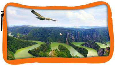 

Snoogg Eco Friendly Canvas Eagle Flying Designer Student Pen Pencil Case Coin Purse Pouch Cosmetic Makeup Bag (ORANGE) Pouch(Multicolor)