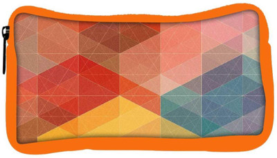 

Snoogg Eco Friendly Canvas Geometic Formations Colourful Student Pen Pencil Case Coin Purse Pouch Cosmetic Makeup Bag (ORANGE) Pouch(Multicolor)