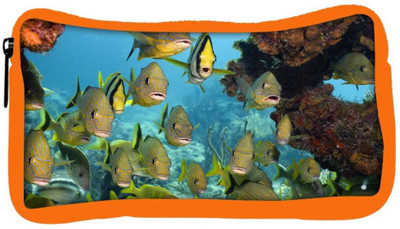 

Snoogg Eco Friendly Canvas Group Of Fish Designer Student Pen Pencil Case Coin Purse Pouch Cosmetic Makeup Bag (ORANGE) Pouch(Multicolor)