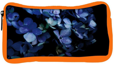 

Snoogg Eco Friendly Canvas Blue Petal Flower Designer Student Pen Pencil Case Coin Purse Pouch Cosmetic Makeup Bag (ORANGE) Pouch(Multicolor)